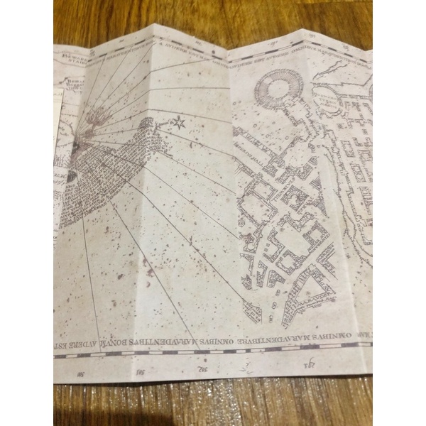 Mainan Peta Perompak Marauder’s Map