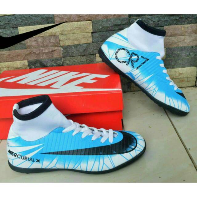 Sepatu Futsal Nike Mercurial CR7 Bola Running Soccer Pria 