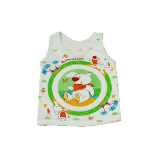 Kaos Singlet Bayi size M/Kaos Kutung Bayi/Baju Kutung Bayi