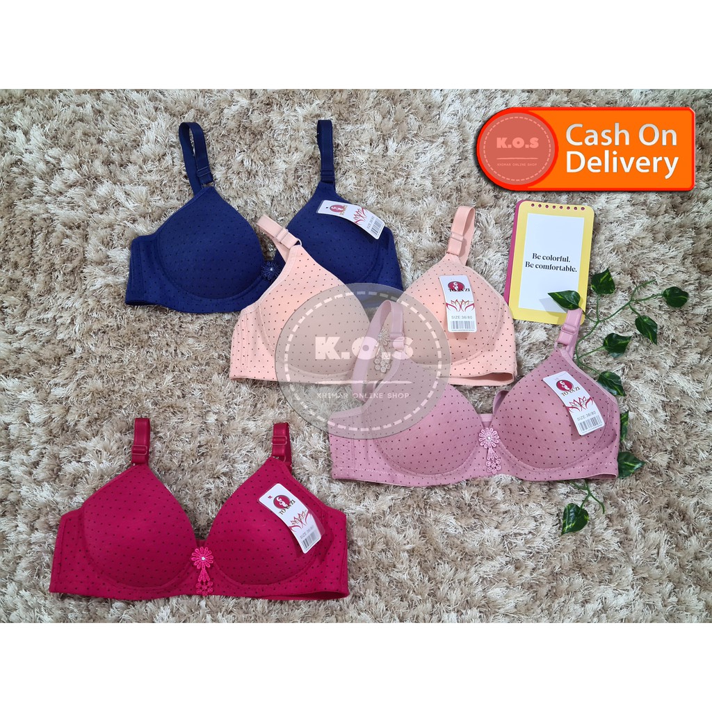 BRA BH BUSA CORAK BINTIK SIZE 34-44 KAIT 3