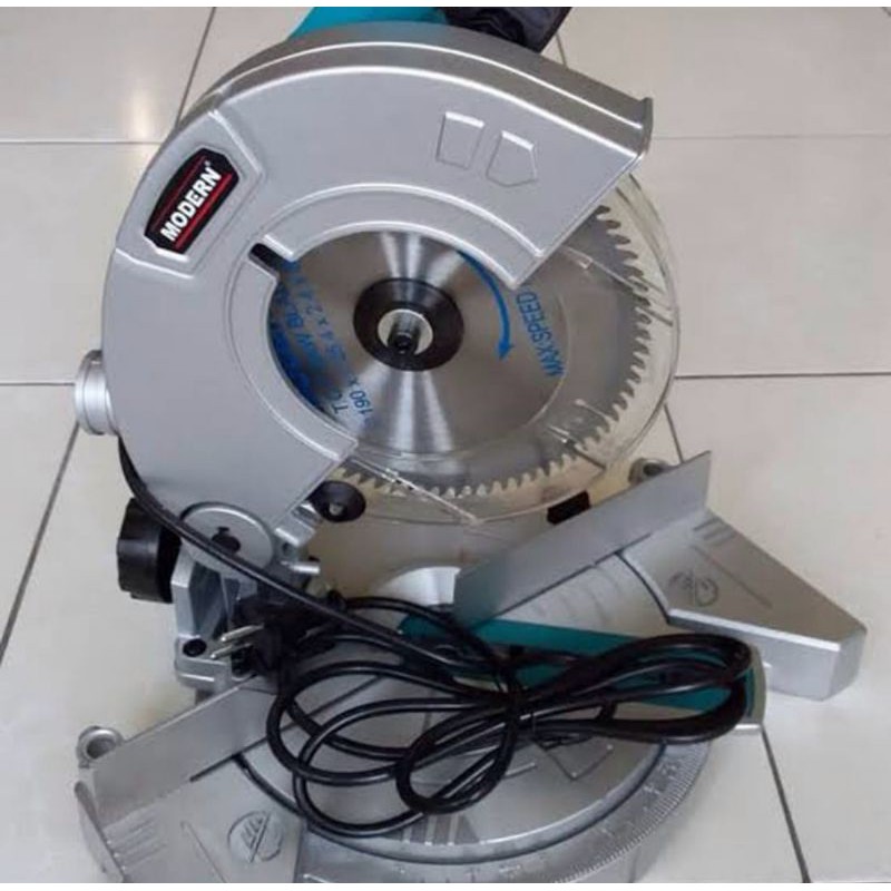 Miter Saw 7 inch MODERN Mesin Gergaji Potong Aluminium Mitre Portable