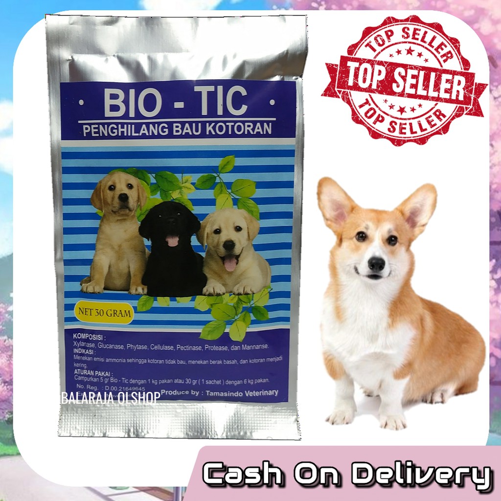 OBAT PENGHILANG BAU KOTORAN ANJING PUPPIES - BIO TIC DOG