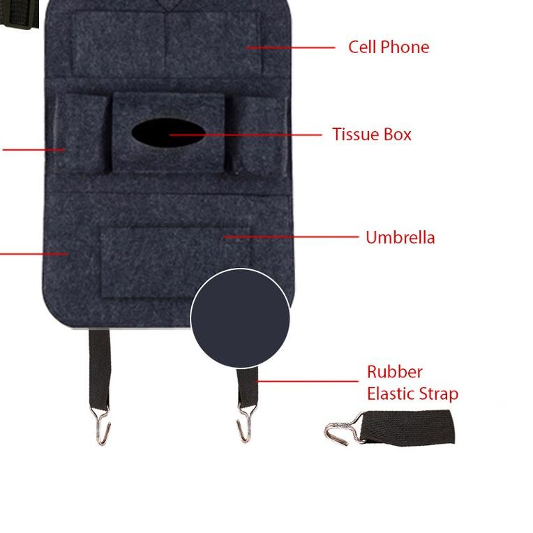❈ Goto Car Seat Organizer Tas Belakang Jok Mobil Multifungsi ▲