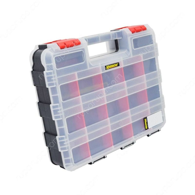 Toolbox kotak perkakas double side dua sisi krisbow 30 celah