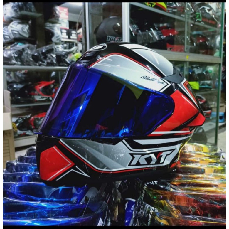 visor - kaca tt course iridium blue