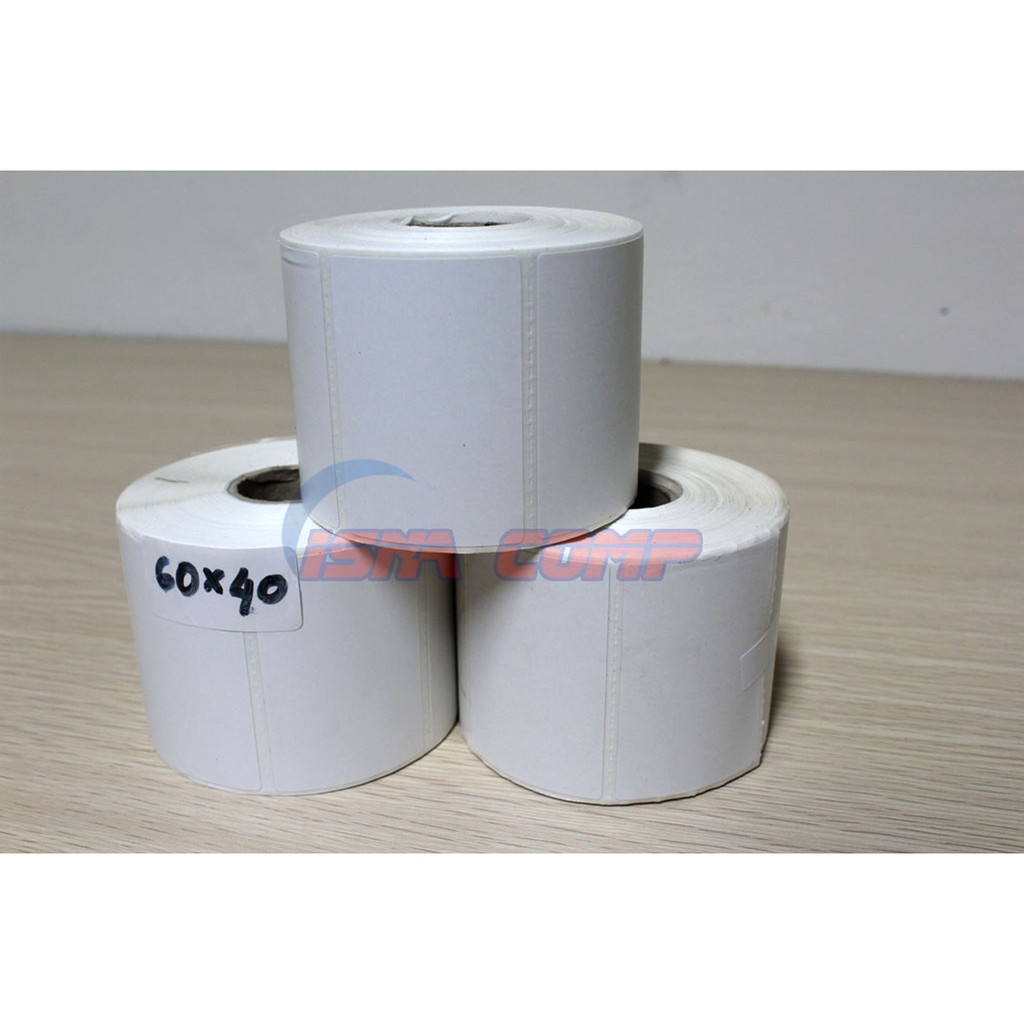 

Kertas Stiker Label / Label Barcode Label Thermal Ukuran 60x40mm