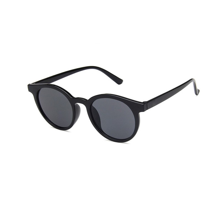 COD Kacamata Hitam Murah pelindung UV INS Korea Kacamata fashion Hitam Retro Gaya Sunglasses Women - ol-Hitam hitam