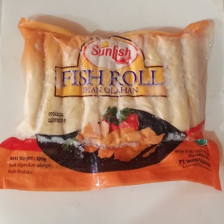 

FROZENFOOD SUNFISH FISHROLL 500GR SUKI|OLAHAN IKAN