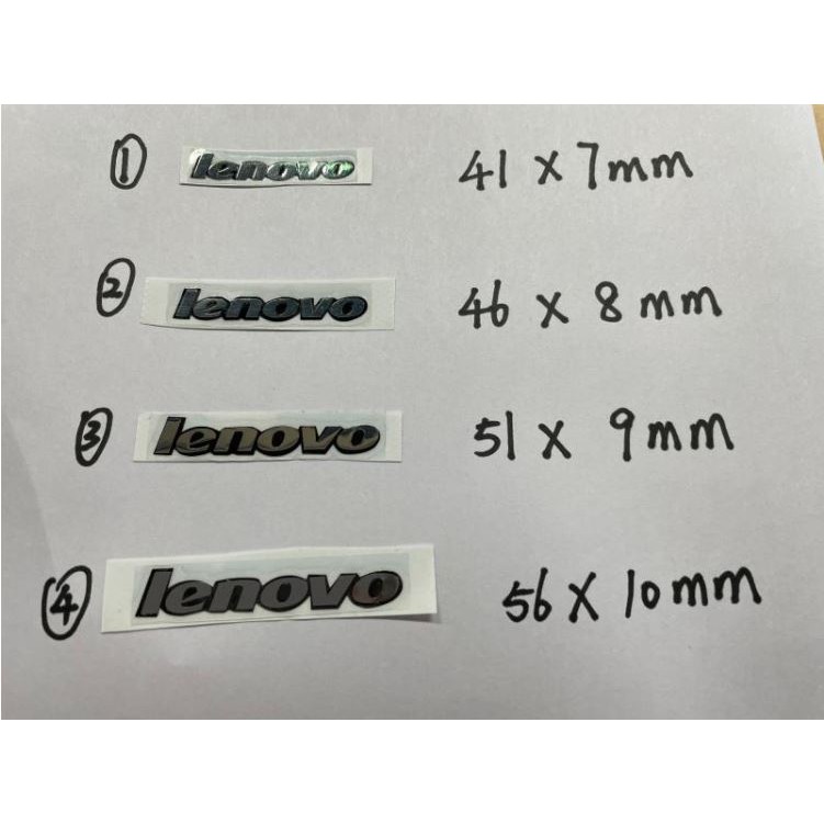 Stiker Label Laptop Logo Lenovo series X T E W Original Quality