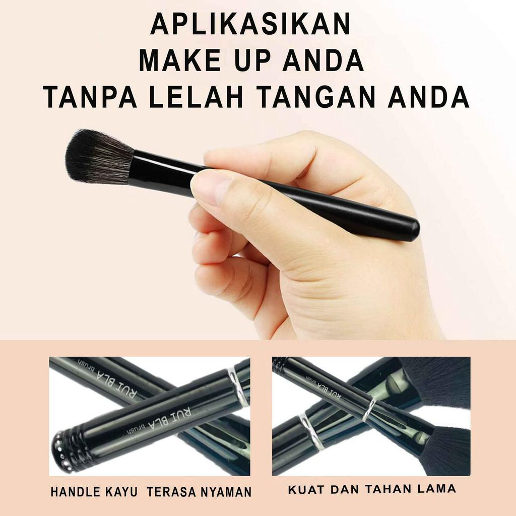 Brush Make Up* Rui Bla Berlin* Kuas Rias Make Up* 1 Set Isi 6pcs