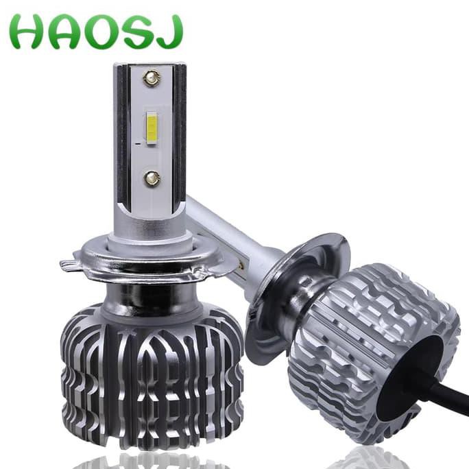DISCOUNT HAOSJ LAMPU MOBIL HEADLIGHT LED H4 CSP - K1 - SILVER #6