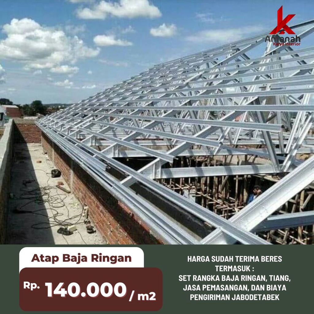 Rangka Atap Baja Ringan