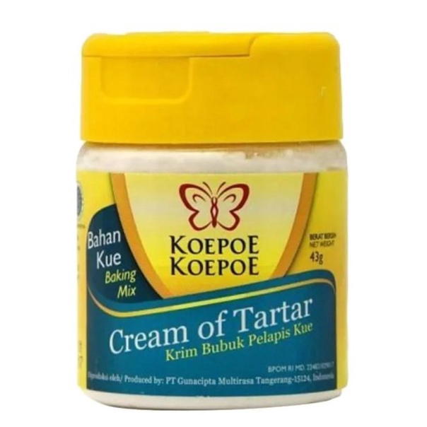

KOEPOE CREAM OF TARTAR - 43GR
