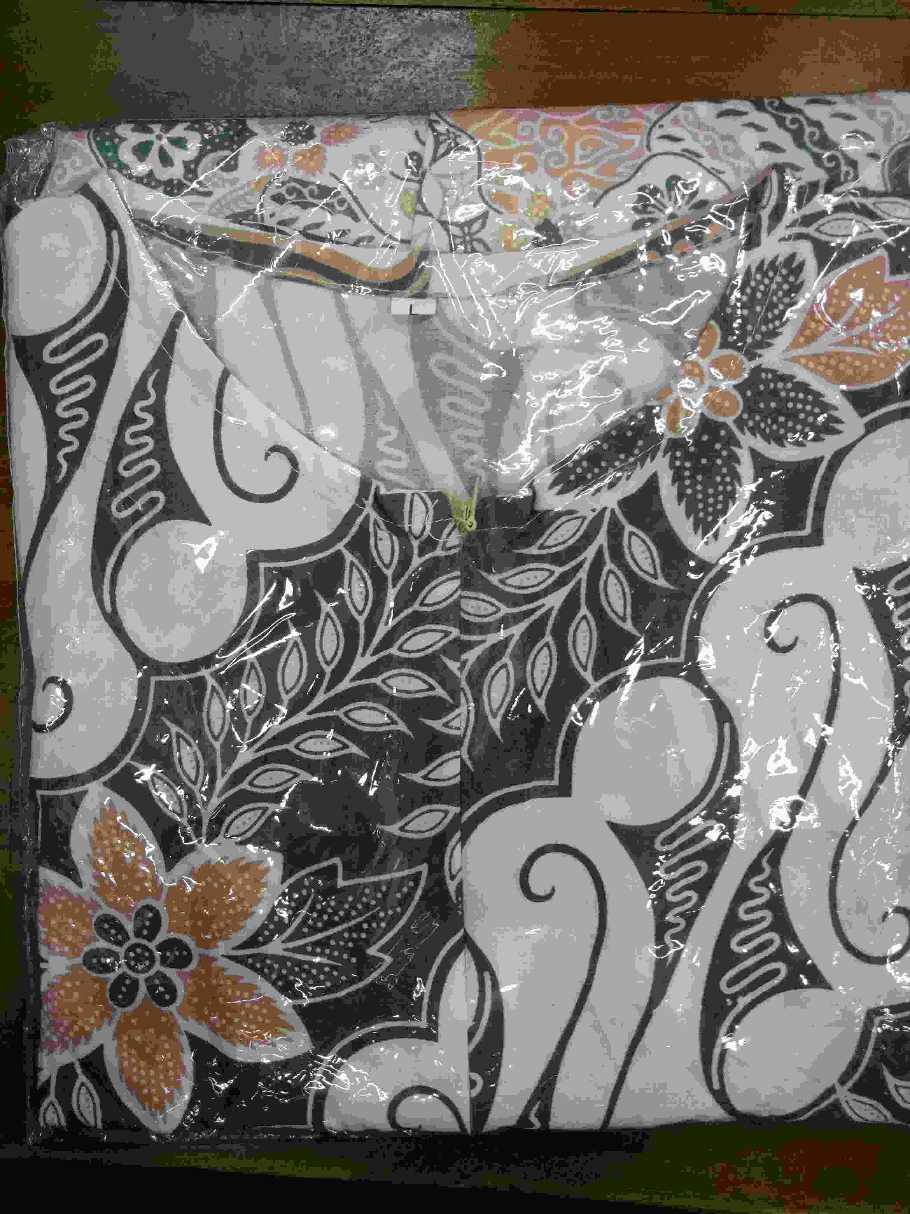 Batik Kahuripan Blus Batik Daun Garis/atasan Batik Wanita/batik Kerja Batik Kantor