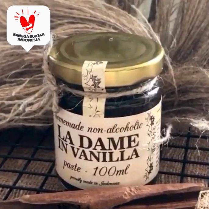 

La Dame In Vanilla Paste Vanila Pasta 100ml Halal MUI