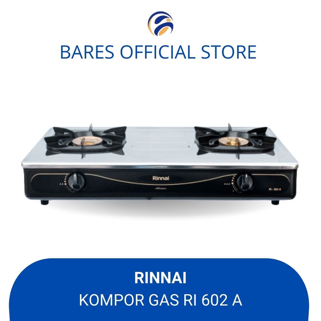 Rinnai RI 602 A Kompor Gas 2 Tungku / Kompor Gas Rinnai RI 602 A