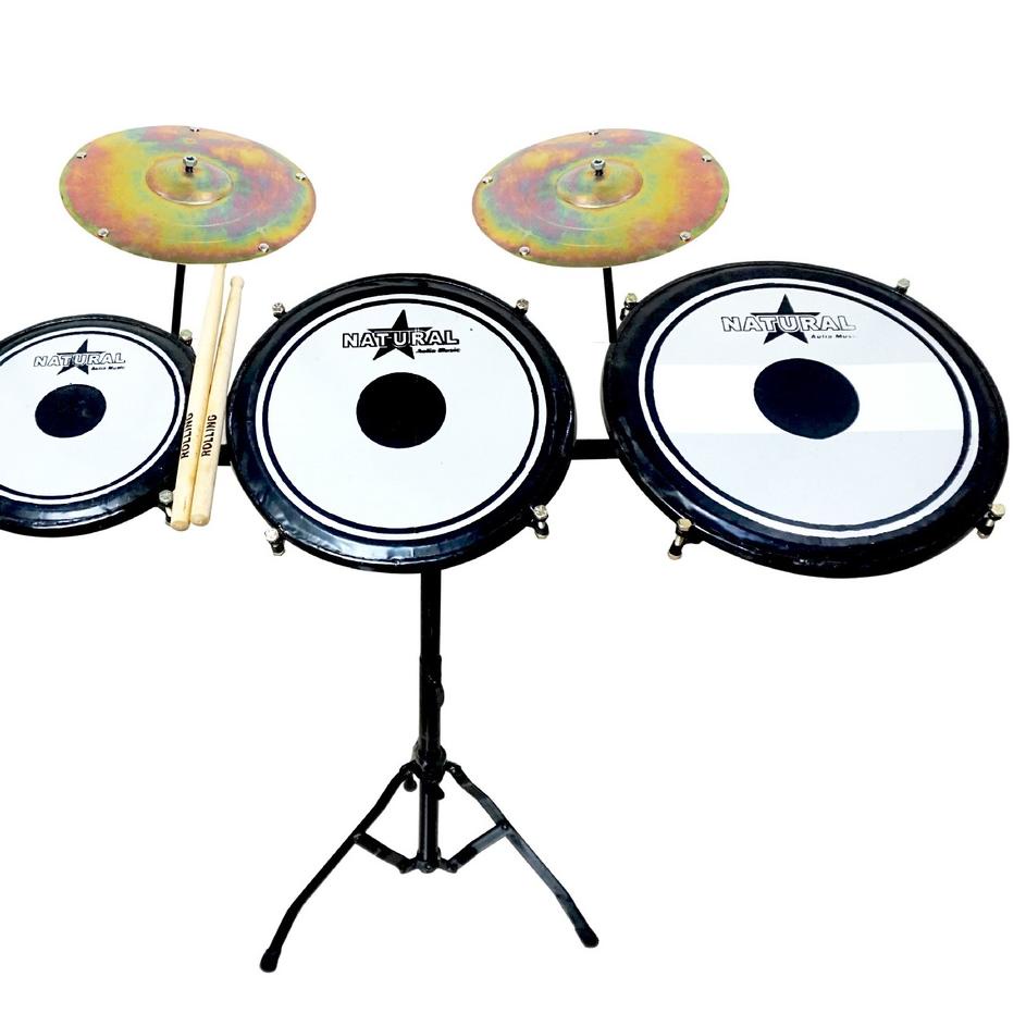 Terbagus.. GROSIR TAMTAM DRUMB 2 SIMBAL (BONUS STIK) BERKUALITAS / TAMTAM PENGAMEN / TAMTAM ANGKLUNG