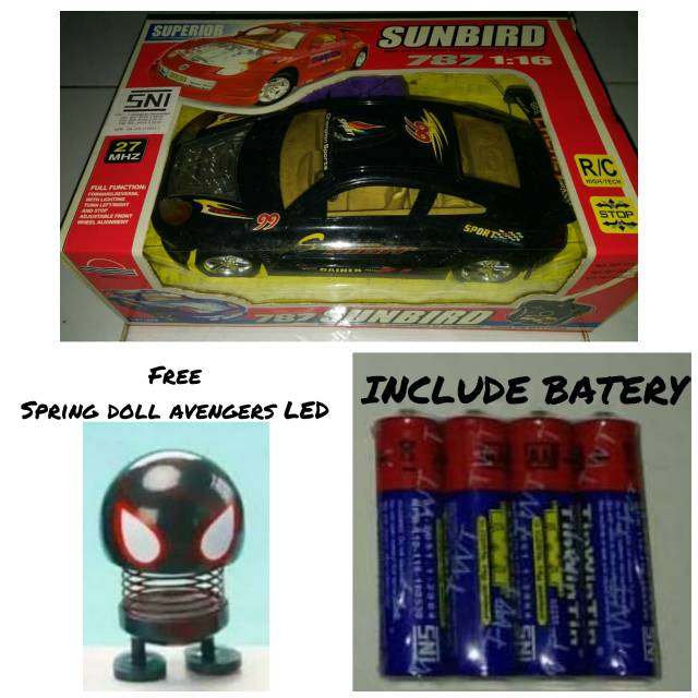 Obral murah - RC sedan sunbird besar 787 skala 1 :16 suara lampu
