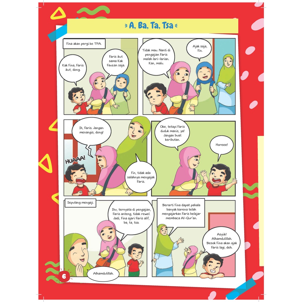 Buku Komik Hadits Akhlak Anak hebat - Gema Insani 100% Original