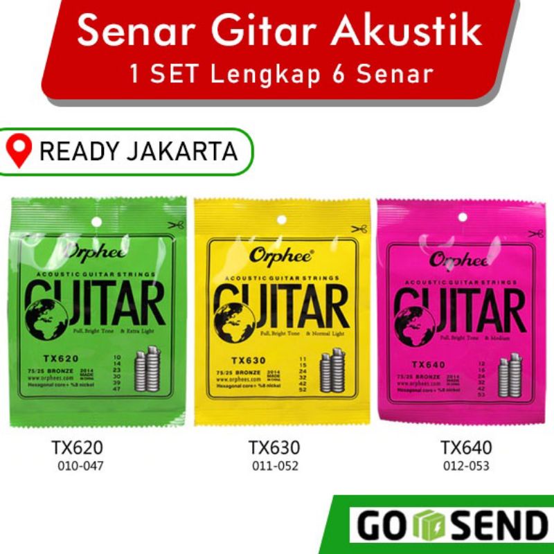 senar orphee senar gitar akustik TX20 TX20 TX640