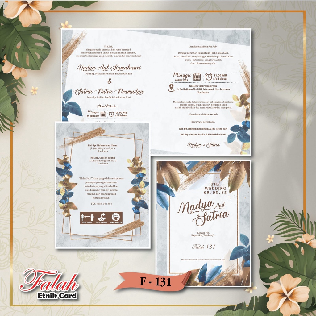 

Blangko Undangan Falah seri 131 Harga Murah