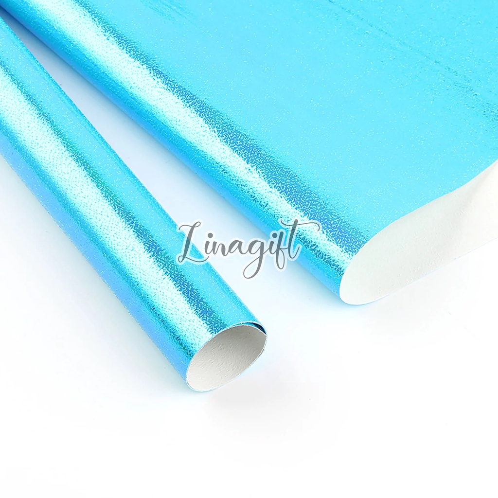 ( 3 Lembar ) HOLOGRAM RAINBOW PAPER - KERTAS KADO PELANGI / GIFT WRAPPING HOLLOGRAM EMBOSSED METALLIC PAPER / TEBAL POLOS METALIK / KERTAS BUNGA MENGKILAP FANCY - DEKORASI KADO HIASAN RUANGAN PESTA SELAMAT IDUL FITRI EID MUBARAK HAPPY IDUL ADHA