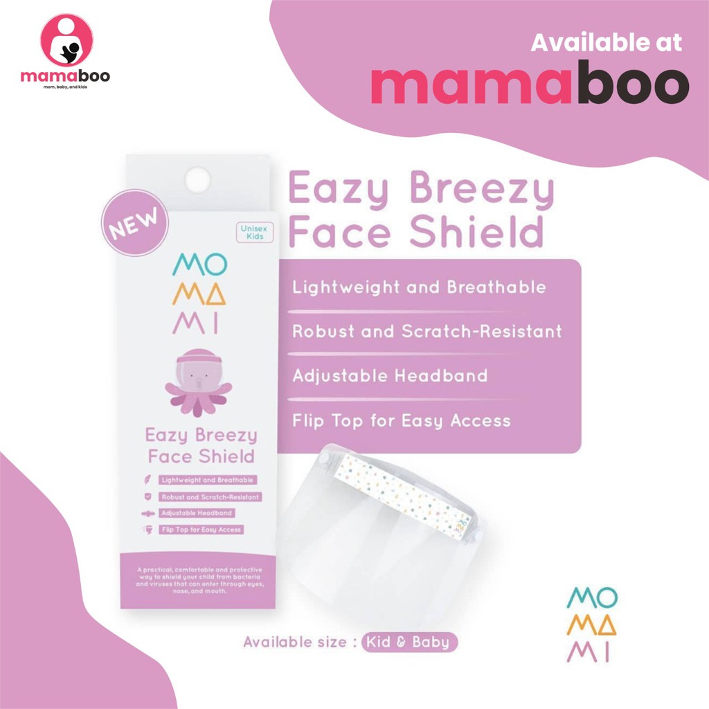 Momami Baby Face Shield Bayi