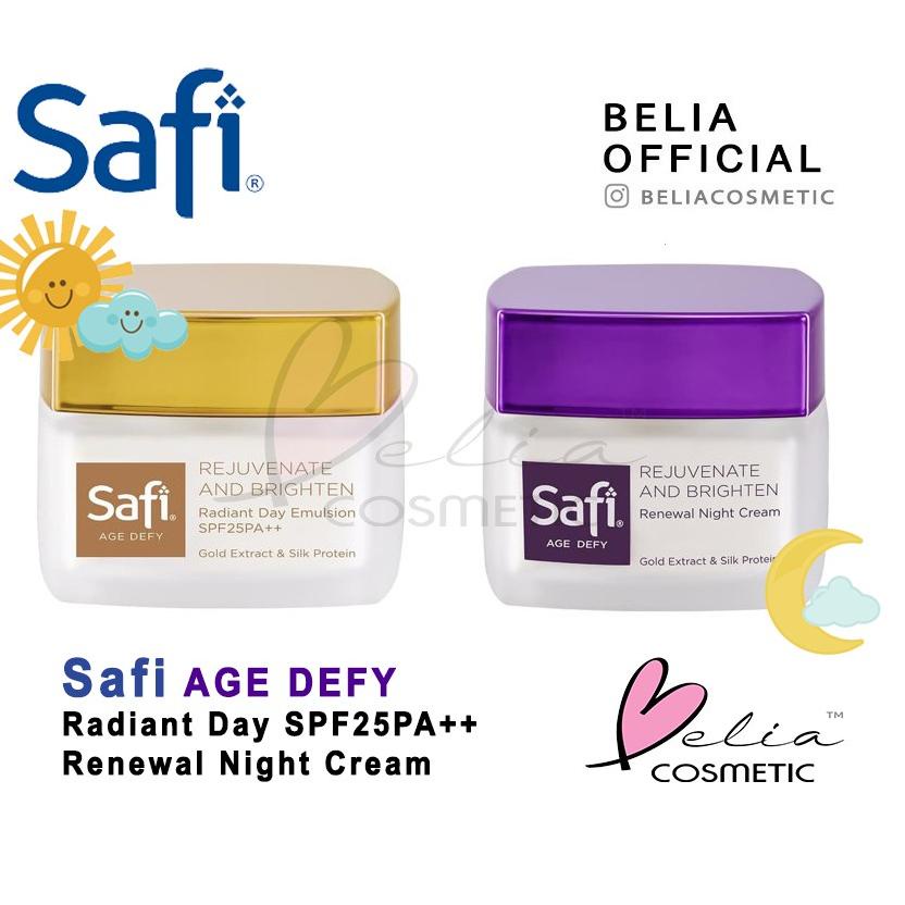 [PRODUK FYZGZ] ❤ BELIA ❤ SAFI Age Defy Series | Day Night 25 40g | Gold Water 30 100 | Youth Elixir 