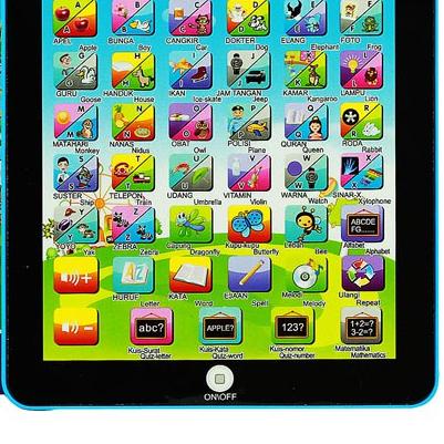 PROMO Mainan Edukasi MINI PLAY PAD 2 BAHASA Inggris Indonesia Tablet Edukasi Anak Belajar Angka Huru
