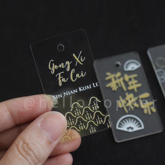 

Imlek Tag Akrilik | Tag Imlek | Hiasan Hampers Chinese New Year Keren