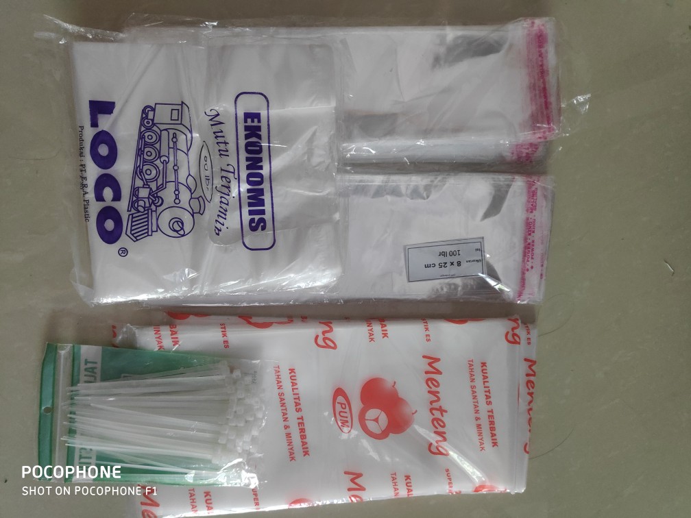 Plastik Opp Lem Plastik Sendok Garpu Plastik Roti Plastik Undangan 7x25 8x25 9x25 10x25 10,5x25