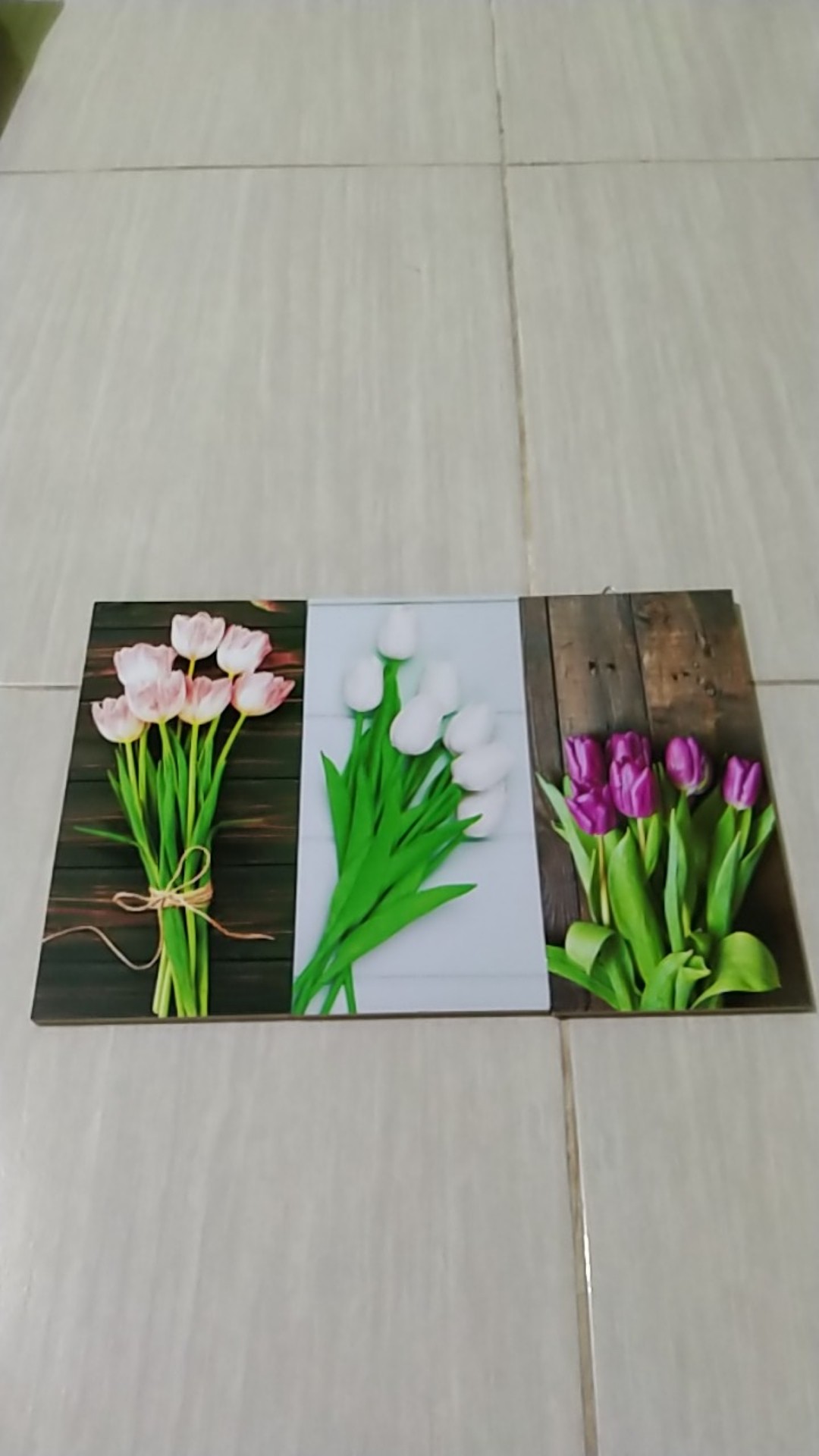 Hiasan Dinding Flower Bunga Tulip Tropical Pajangan Rumah Ruang Tamu Dekorasi Kamar Tidur Wall Decor