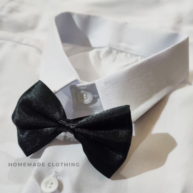 Dasi kupu-kupu anak cowok hitam