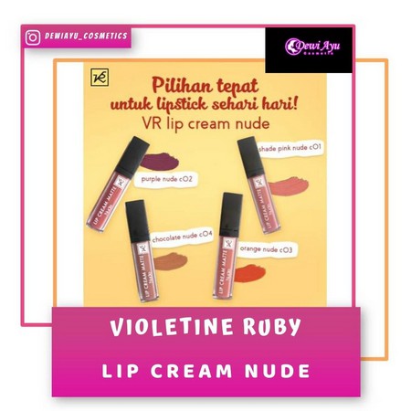 Violentine Ruby Lip Cream Nude VR