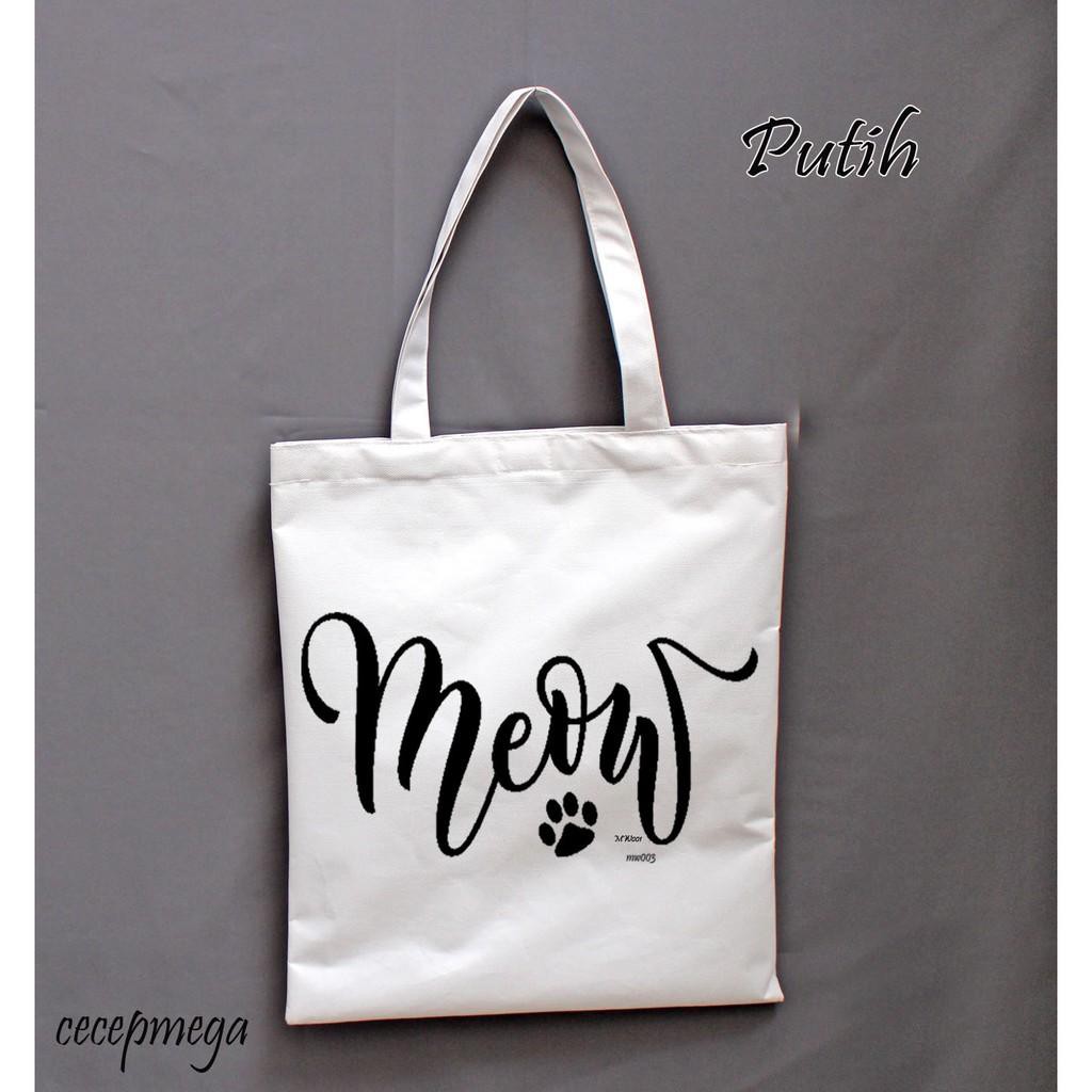 Promo totebeg meow desain MW003 Limited