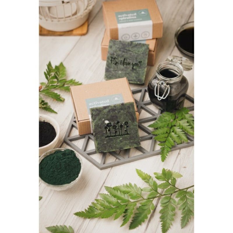 (Surabaya) Activated Spirulina Soap by TheSoapStory