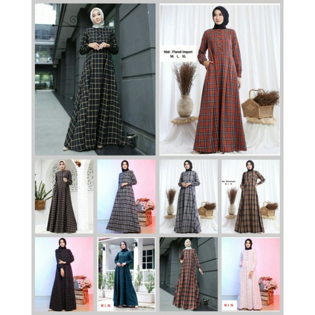 Gamis linen By Tatu original