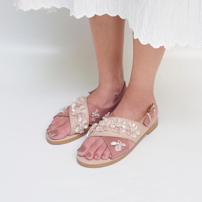 PVRA Sandal Wanita Cavva Duo Nude Signature