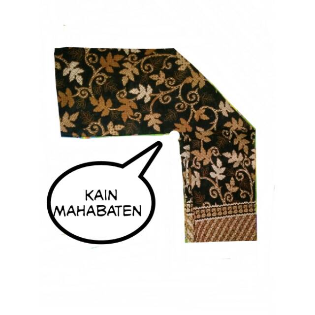 Kain bahan batik sogan warna sutra kain motiv pekalongan