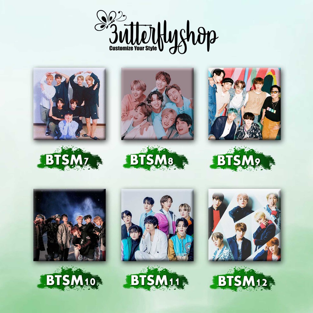 [DECOR] BTS all member dekorasi foto hiasan dinding poster Pajangan kayu