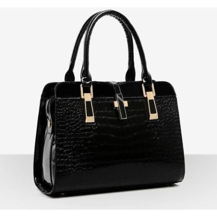 TAS Handbag Import Wanita Kerja Croco F23560