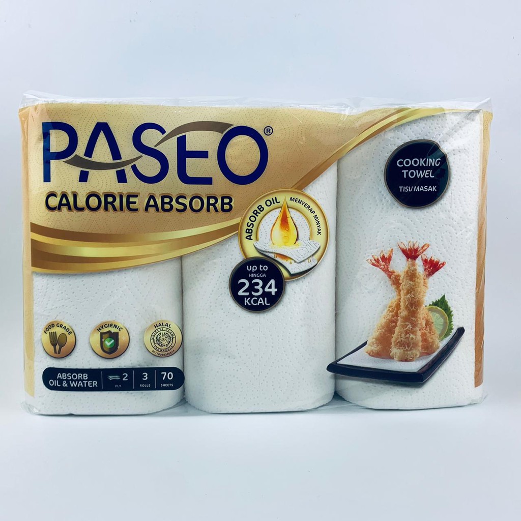 Paseo / Tisu dapur / 3 rols 70 sheets