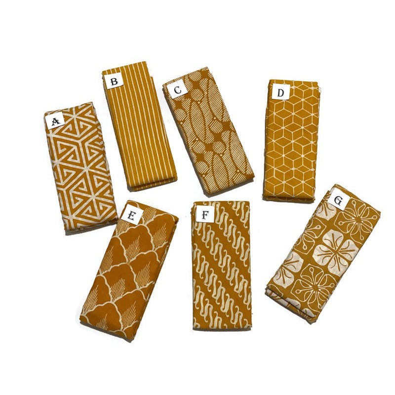 Grosir Batik/ Elniza Batik/ Batik Cap Garutan/ Batik Kuning