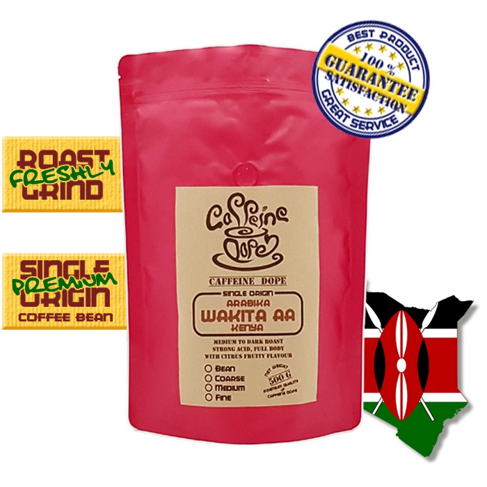 

Kopi Arabika Wakita AA Kenya 500 Gr - Bean/Biji & Ground/Bubuk