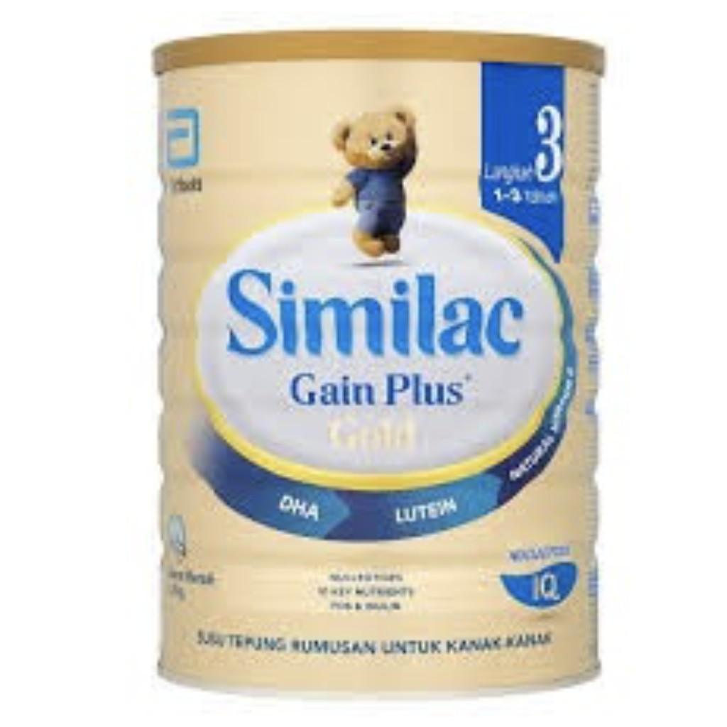 Susu SIMILAC Gold Gain Plus Step 3 1.8kg/1.800gr KALENG