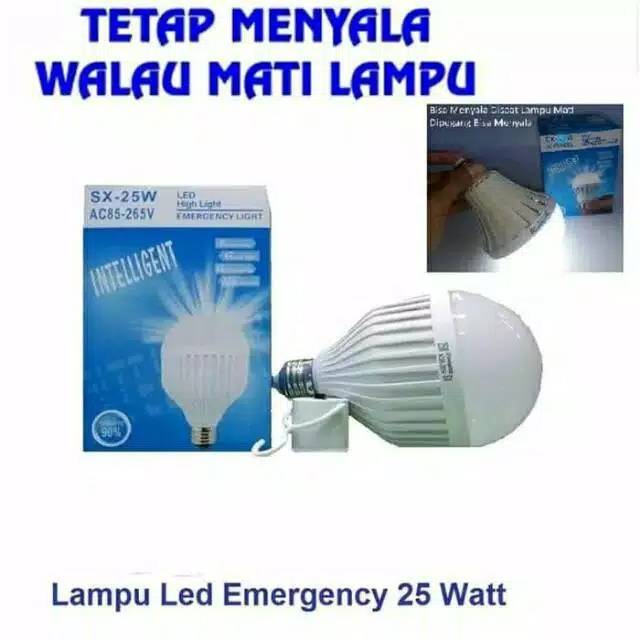 Bohlam LED Emergency SX - 25W / Lampu Emergency 25W