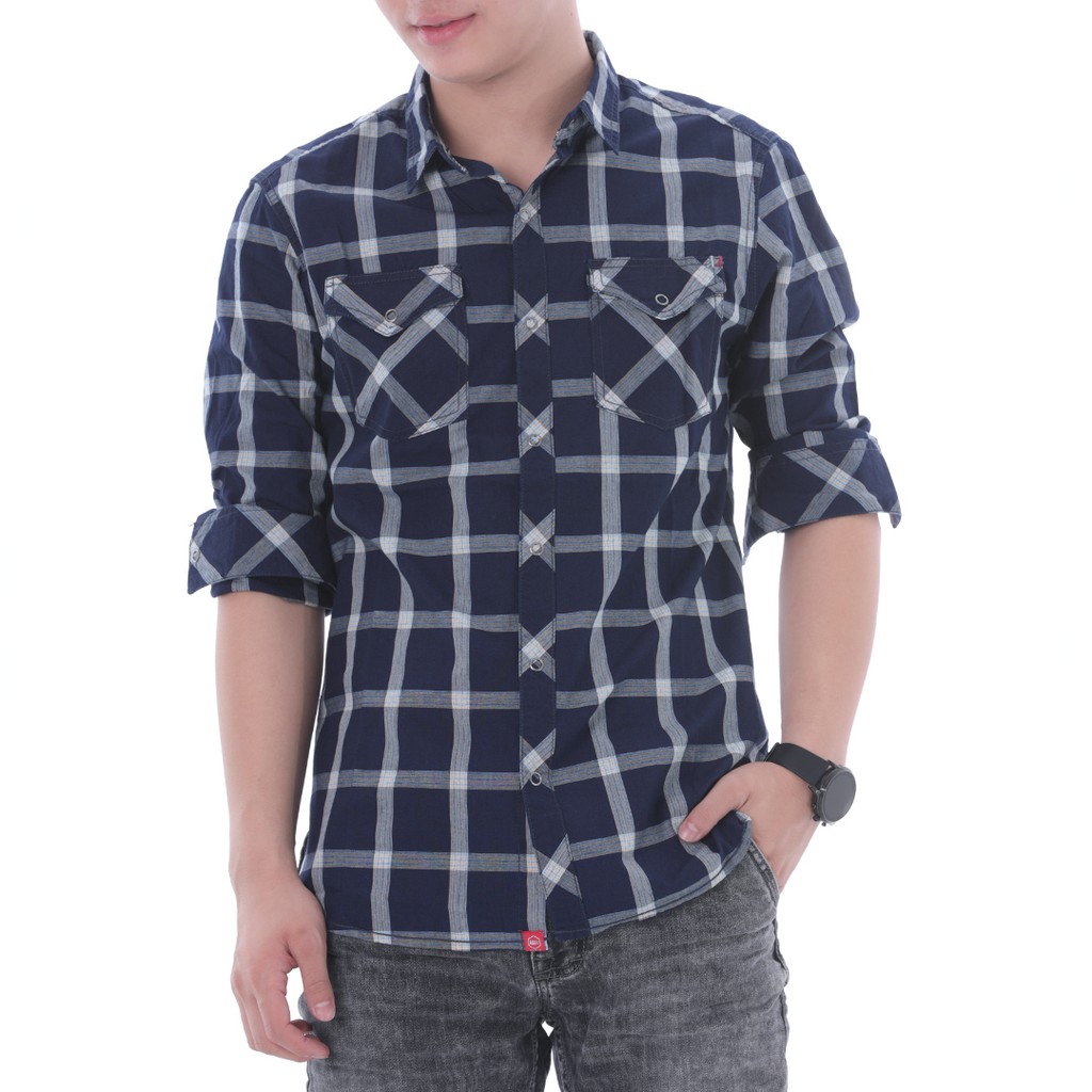 Kemeja Oxygen Beryl L 00214 Slim Shirt R