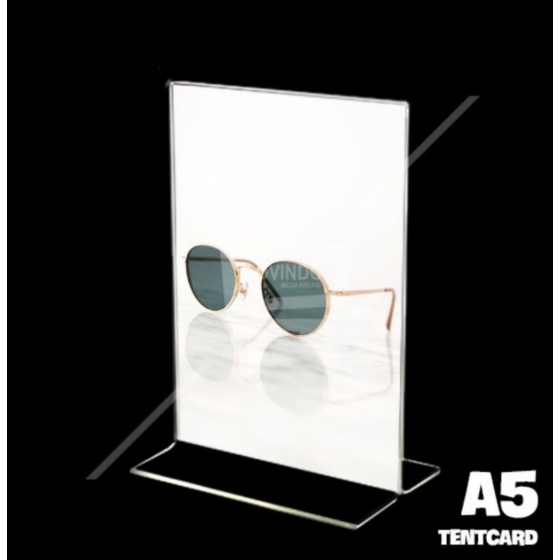

Display menu/ tentcard A5/papan menu a5