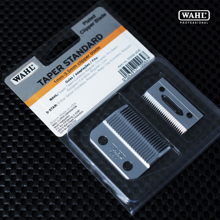 (Ready Stock) Pisau WAHL Super Taper Blade - 100% WAHL Original USA - Termasuk Gratis Oil