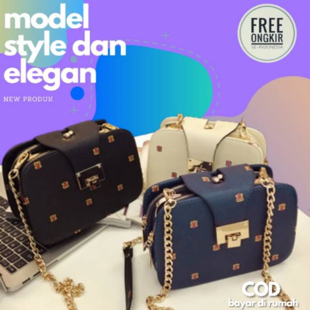[COD] tas selempang wanita import I tas wanita terbaru 2020 I tas cewek impor I import batam ransel